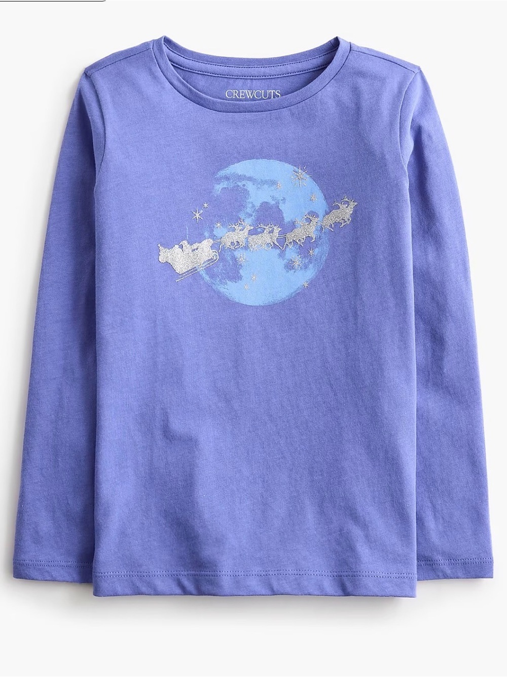 Crewcuts Girls' Long-Sleeve Lavender Moon Graphic Tee